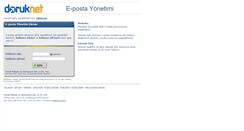 Desktop Screenshot of mail.doruk.net.tr