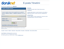Tablet Screenshot of mail.doruk.net.tr
